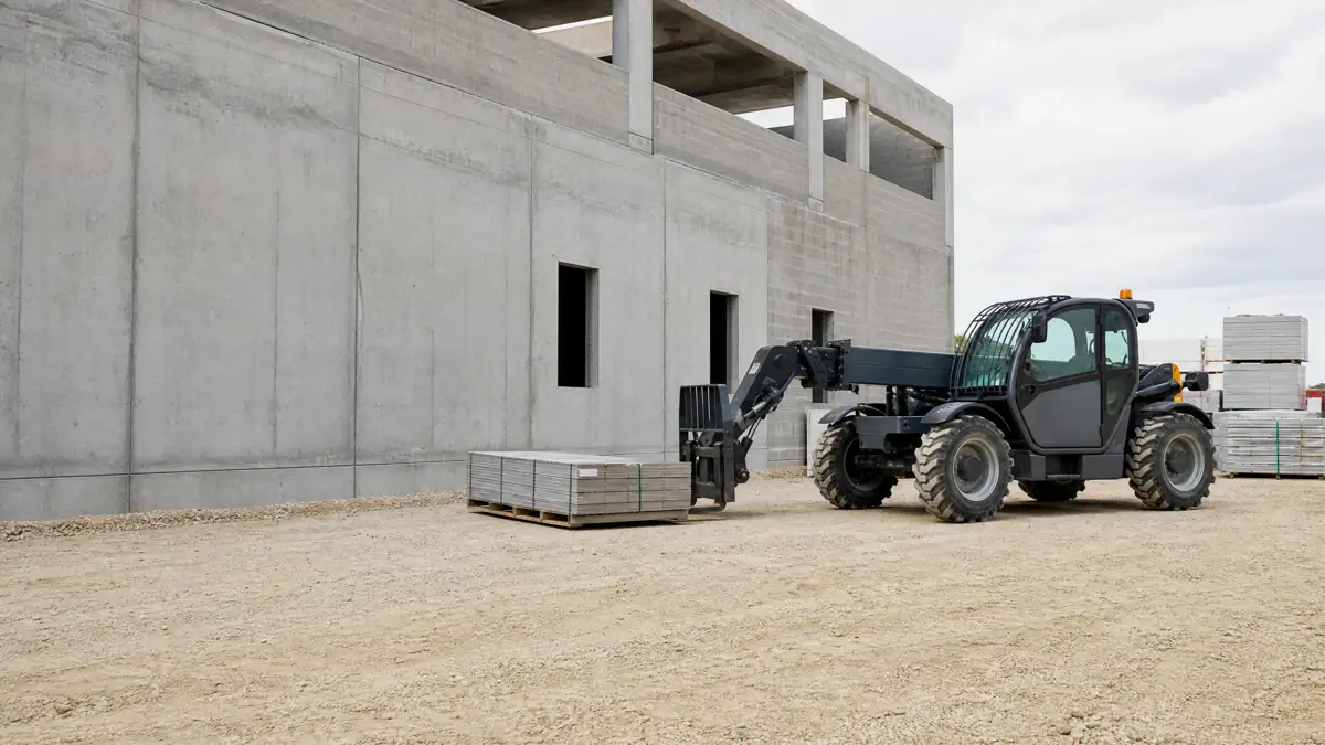 Telehandlers jobsite access in Sacramento